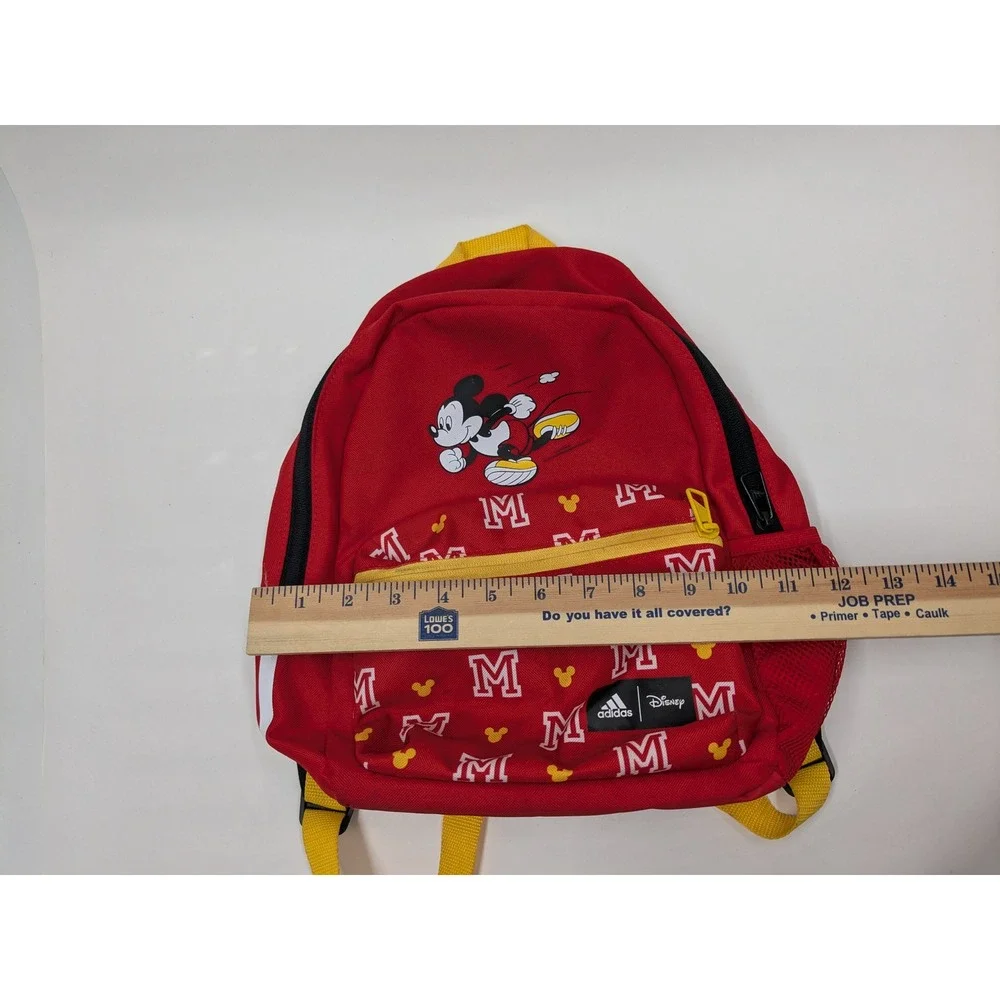 Adidas x Disney Mickey Mouse Backpack Red Yellow‎ Kids School Travel Bag